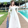Beach photo Bali Beach skirt women's Beach Holiday skirt super fire super Fairy slim dress