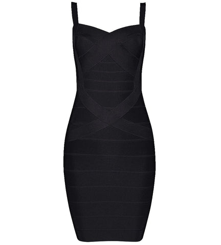 Women's Spaghetti Strap Bandage Dress Sexy Strap Club Party Dress For Lady 2022