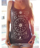 BeautyStay Summer Sun and Moon Circle Printed Women Tank Tops Sexy Punk Rock Casual Camis Cotton Slim Female Vest Tee Shirts
