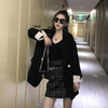 Bella Philosophy Spring Blazer Women Casual korean Jacket Women Work Office Button Blazer feminino plus size Pink Blazer