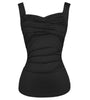 Summer Solid Black Red 2022 Women Hot Sexy Tops Vintage Sleeveless Sweetheart Casual Classic Pinup Fitness Tank Top