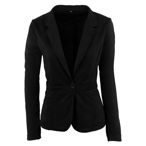 Ladies Yellow Blazer Feminino Plus Size Formal Jacket Women's White Blaser Rosa Female Blue Women Suit Office Ladies
