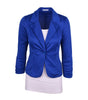 Women Slim Blazer Feminino Coat Fashion Casual Elegant Jacket One Button Brand Ladies Blazers Work Wear Casaco Feminino