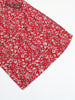 Benuynffy Holiday Ditsy Floral Print Wide Leg Pants Women Summer High Elastic Waist Boho Casual Split Trousers For Women
