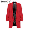 Office lady white blazer women 2022 Casual pocket streetwear autumn blazer coats Elegant ladies blazer female coats new