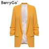 Office lady white blazer women 2022 Casual pocket streetwear autumn blazer coats Elegant ladies blazer female coats new
