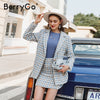 BerryGo Sexy v-neck spaghetti strap women dress Elegant dot print asymmetrical short sundress Summer style ladies midi dress