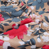 Sleeveless ruffle v neck summer dress women High waist short dress streetwear Chic floral dress female 2022