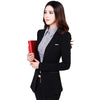 Big Size 4XL Blazer Feminino Spring New Long Sleeve  Korean Style Women Suits Elegant Slim Long Blazer Women