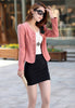 Big Size 4XL Women Office Lady Wear Suit Blazer Solid Casual Coat Jacket Long Sleeve Notched Collar Outwear Blazers