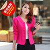 Big Size 4XL Women Office Lady Wear Suit Blazer Solid Casual Coat Jacket Long Sleeve Notched Collar Outwear Blazers