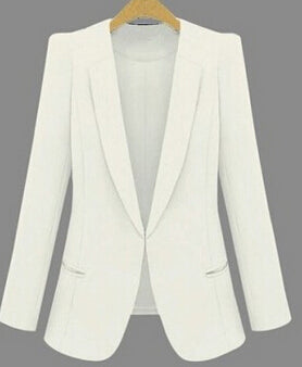 Black Friday Plus Size 4XL Fashion Street Jackets Women Spring Slim Casaco Blazer Casual Coats Candy Color Blazer Feminino