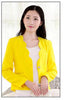Black Jackets Blazers Coats Hot Women Fashion Long Sleeve Slim Yellow Purple Blue Cute One Button Ruffled Short Small Blazers