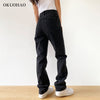 Black Jeans Woman High Waist 2022 Streetwear Baggy Mom Jeans Vintage Denim Trousers Female Washed Casual Y2k Pants