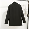 Black Oversized Casual Women Blazers 2023 Autumn Formal Slim Office Lady Work Suit Pocket Jackets Female Notched Blazer Coat