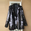 Black Paillette blazer women 2023 Spring Bling Loose Office lady Long sleeve Sequin jacket Elegant Club Clothing INKEO 1O274