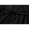 Black Peter Pan Collar Dress Women Long Sleeve Oversized Korean Streetwear Loose Dresses 2022 Vintage Elegant Wrinkled Vestidos