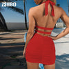 Black Sexy Dress Women Clothes Casual Club Dresses Bodycon Tight Sleeveless Halter Strapless Slim Summer Woman Mini Vestidos