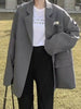 Black Suit Jacket 2023 Spring and Autumn Loose Casual Suit Jacket Women Women Blazers Clothing for Women Coat Woman Jacket