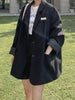 Black Suit Jacket 2023 Spring and Autumn Loose Casual Suit Jacket Women Women Blazers Clothing for Women Coat Woman Jacket