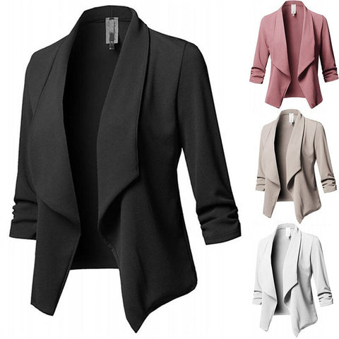 Blazer 3XL Oversized Blazer Women Elegante Ladies Mujer Office White Black Pink Khaki Plus Size Veste Blazer Femme