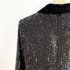 Blazer Black Sequined Women Autumn Double Breasted Button Glitter Sequined Long Party Club Jacket Blazers Women 2023 Autumn