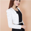 Blazer Coat Women 2023 Korean Short Blazers Jacket Spring Summer Office White Slim Clothing Cardigan Black Blazer Coats LD03