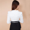 Blazer Coat Women 2023 Korean Short Blazers Jacket Spring Summer Office White Slim Clothing Cardigan Black Blazer Coats LD03