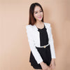 Blazer Coat Women 2023 Korean Short Blazers Jacket Spring Summer Office White Slim Clothing Cardigan Black Blazer Coats LD03
