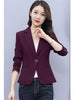 Blazer Coat Women Short Slim Small Blazer Korean Office Lady 2023 Spring Pink Temperament Long Sleeve Tops Clothing