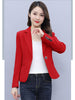 Blazer Coat Women Short Slim Small Blazer Korean Office Lady 2023 Spring Pink Temperament Long Sleeve Tops Clothing