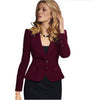 Blazer Female Blue Women Suit Office Ladies 2022 Spring Slim Top Elegant Short Design Clothes Two Buckle Suit Woman Coat 4XL