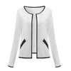 Blazer Feminino  2022 Women Jackets Autumn Winter Coats Casual Slim Suit White Grey Outwear  Office Cardigan Plus Size