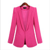 Blazer Feminino  Temperament Plus Size 5XL Spring Jackets Women's Blazers Work Coats Small Suit Jacket Candy Colors Suit C3025