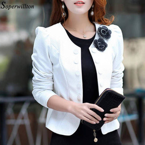 Blazer Mujer Feminino Suit Jacket Female 2022 Spring Long Sleeve Ladies Blazers Office Tops Double Breasted Short Coat  BL01