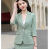 Blazer Oversize Spring Summer 2022 Women Skirt Suit Slim Elegant Pink Blazer Casual Sexy Mini Skirt Office Business Set