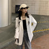 Blazer Women Autumn Loose White Long Sleeve Suit Coat Women's Clothing Veste Femme