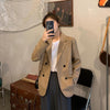 Blazer Women Autumn Suit Jacket Women's Autumn Loose-Fitting Casual Suit Top Veste Femme