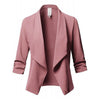 Blazer Women Elegante Ladies Mujer Office White Black Pink Khaki Veste Blazer Femme