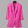 Blazer Women ICE Cotton Suit Female Spring/Summer Casual Suit Jacket Female Veste Femme
