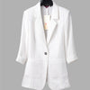 Blazer Women ICE Cotton Suit Female Spring/Summer Casual Suit Jacket Female Veste Femme