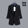 Blazer Women ICE Cotton Suit Female Spring/Summer Casual Suit Jacket Female Veste Femme