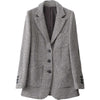 Blazer Women Plaid Small Suit Jacket Ladies 2023 Spring-autumn Slim Fit and Thin All-match Temperament Top Single Breasted
