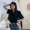 Blazer Women Solid Streetwear Cropped Outwear Summer Thin Loose Navel 3Colors All-match Casual Simple Office Lady Design Clothes
