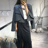 Blazer Women Spring Office Ladies All-match Leisure Trendy Single Breasted Pockets Ulzzang Elegant Vintage Outwear Clothing