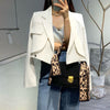 Blazer Women Spring Office Ladies All-match Leisure Trendy Single Breasted Pockets Ulzzang Elegant Vintage Outwear Clothing