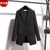 Blazer Women Women's Black Suit Fall Casual Suit Jacket Veste Femme
