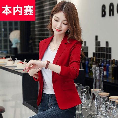 Blazer Women Women's Short Suit Autumn Women's Casual Suit Jacket Veste Femme