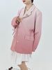 Blazer Women2023 Spring/summer Pink Gradient Irregular Bow Loose All-match Long Sleeve Suit Jacket Women's Oversized Jacket