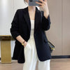 Blazer Womens Spring 2023 Long Sleeve Jacket Female Coats Short Slim Autumn Blazers Woman Suits Black Fashion